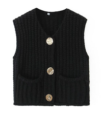 Beau | Damen Chunky Strick Pullover Cozy Modern Herbst Trend Komfort in Schwarz