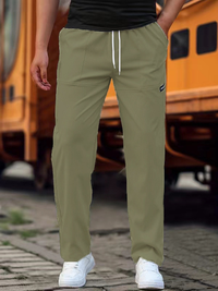 Klaus | Herren Lässige Sportliche Hose in Khaki