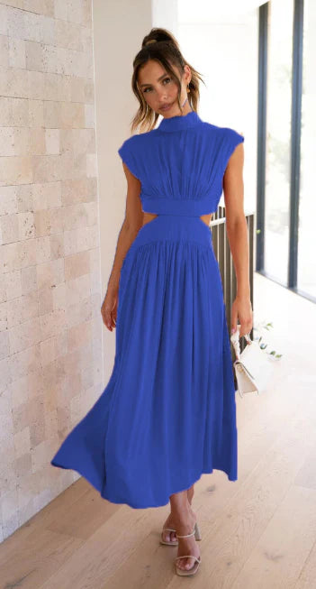 Maxikleid mit Cut-Out-Taille für Damen