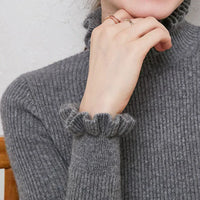 EMILIA – Herbstpullover aus weichem Stoff in Grau
