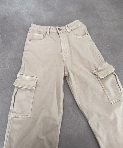 Birgitta® | Cargohose Eva Creme