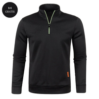 DALTON - bequemer und eleganter Pullover in Schwarz