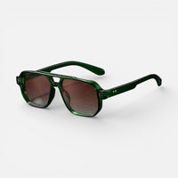 Felix | Herren Sonnenbrille Rechteckig Modern UV-Schutz Maskulin Trend in Grün