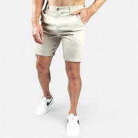 Baptiste | Herren Slim Fit Chino Shorts Baumwolle Sommer Casual Modern in Beige