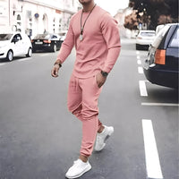 Dwayne - Stilvolles Hosen-Set in Rosa