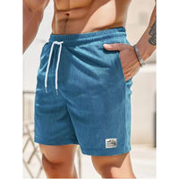 Kurze Hose mit Geräumigen Taschen für Herren | Ideal für den Sommer in Blau