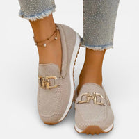 Petra | Damen Orthopädische Slipper Mesh Schnalle Leicht Komfort in Beige