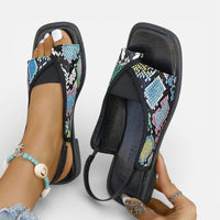 Maja | Damen Sandalen Offene Zehenpartie Fersenriemen Sommer Komfort in Blau