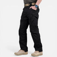 Sébastien | Herren Cargohose Taschen Robust Outdoor Funktional Urban in Schwarz