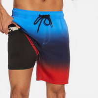 Thibault | Herren Badehose Handy-Tasche Praktisch Sommer Strand Komfort in Dunkelblau