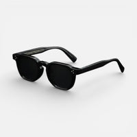 Alex | Unisex Sonnenbrille Rechteckig Modern UV-Schutz Trend Statement in Schwarz