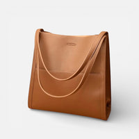 Hanna | Damen Schultertasche Großes Hauptfach Elegant Schlicht Modern in Khaki