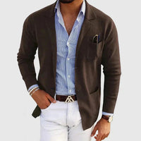 Olivier | Herrenblazer Old Money Reverskragen Elegant Maßgeschneidert in Braun