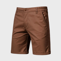 Kurze, Weite Shorts mit Seitentaschen für Herren | Ideal für den Sommer in Braun