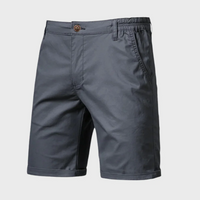 Kurze, Weite Shorts mit Seitentaschen für Herren | Ideal für den Sommer in Grau