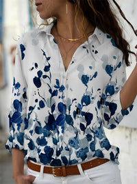 Kathleen | Damen Bluse Kreativ Schick Modern Statement Elegant Feminin in Weiß