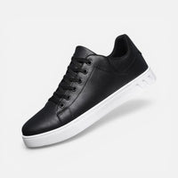 Clément | Herren Sneaker Schnürung Glatt Minimalistisch Urban Clean in Schwarz