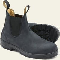 Elodie - Retro-Chelsea-Boots in Grau