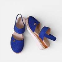 Anna | Damen Orthopädische Keilsandalen Riemen Komfort Stabil Sommer in Blau