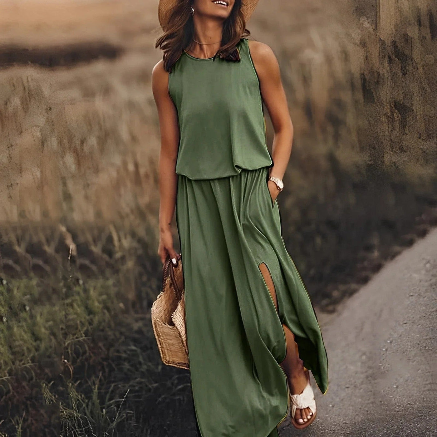 Fenn | Elegantes Maxikleid für Damen