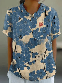 Inga - Bluse Mit Blumendruck in Floral 6