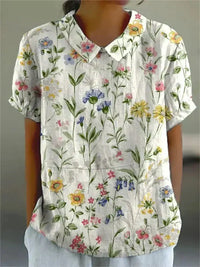 Inga - Bluse Mit Blumendruck in Floral 11