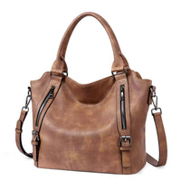 Isolde | Damen Hobo Bag Schultertasche in Braun