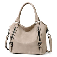 Isolde | Damen Hobo Bag Schultertasche in Grau