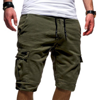 Jasper | Herren Cargo-Shorts mit Tunnelzug in Dunkelgrün