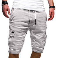 Jasper | Herren Cargo-Shorts mit Tunnelzug in Weiß