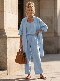 Johanna | Vielseitiges Dreiteiliges Set in Blau