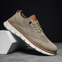 Jomel | Herren leichte Mesh Sneaker atmungsaktiv in Beige