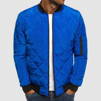 Jonas | Herren Gesteppte Leichte Frühlingsjacke in Blau