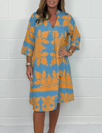 Orange und Blau