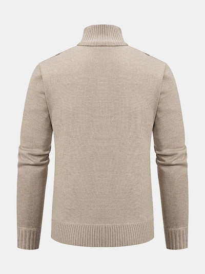 Sten | Herren Strickjacke mit Stehkragen