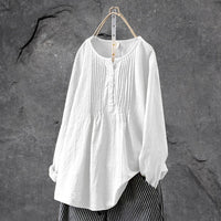 Damen Tunika Festliche Bluse in Weiß