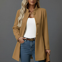 Karoline | Langer Eleganter Trenchcoat in Kamel