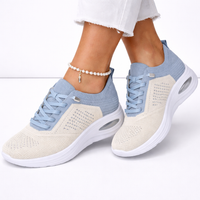 Kassandra | Damen Leichte Schnür Sneaker in Blau