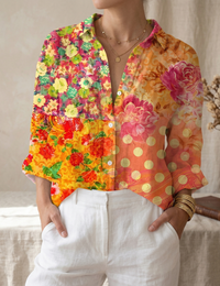 Orange Rosa Druck