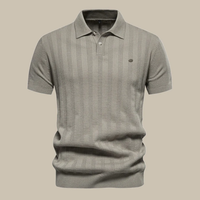 Keno | Herren Poloshirt Mit Struktur Alltag in Beige