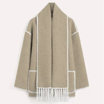 Atidu - statement-jacke mit halstuch