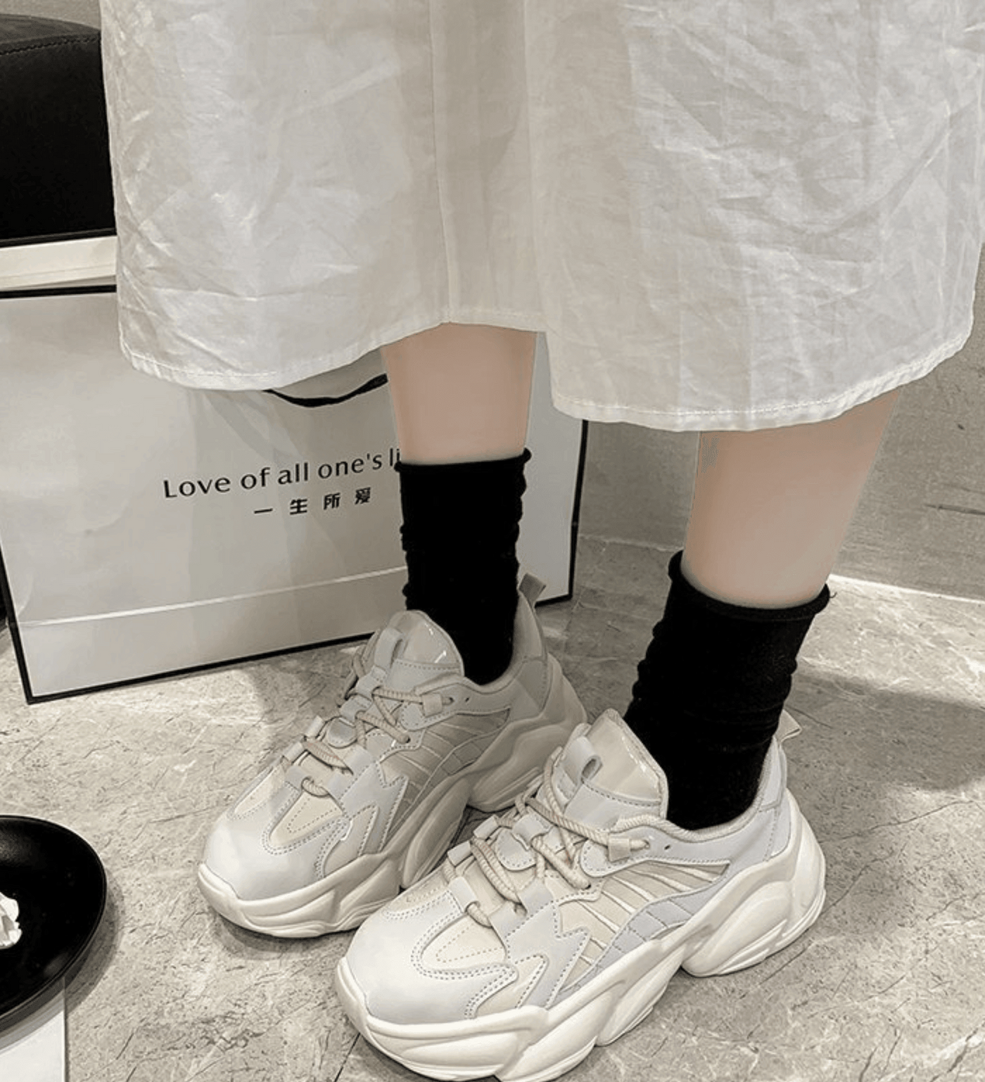 Rin - Laufschuhe mit dicker Sohle