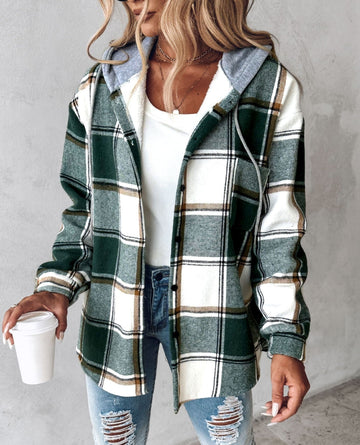 Lily | Stilvoller Karierter Trend-Cardigan für Damen