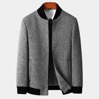 Ludjic| Elegante Winterjacke für Männer in Grau