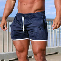 Leander | Herren Badehose Schnelltrocknend Shorts in Dunkelblau