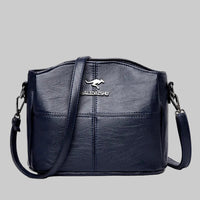 Marieke | Damen Geräumige Elegante Ledertasche in Blau