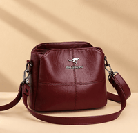 Marieke | Damen Geräumige Elegante Ledertasche in Rot