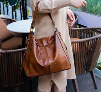 Hobo Tasche in Braun