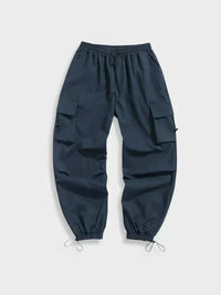 Lennox | Herren Cargohose Weites Bein Relaxed Fit in Blau