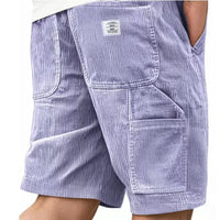 Leo | Herren Leichte Sommer Cargo Shorts in Hellviolett